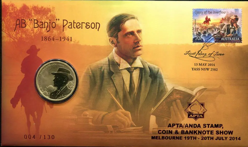 2014 (13th May) Banjo Paterson with matching 70c ... Image 1++