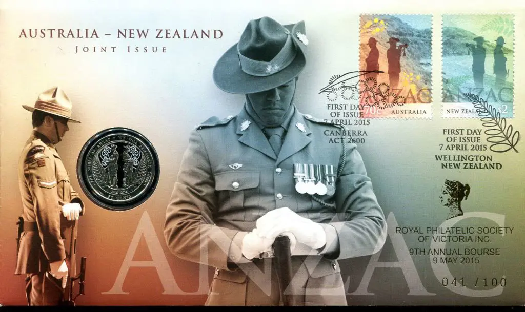 2015 (7th Apr) ANZAC as above but ovptd "ROYAL ... Image 1++