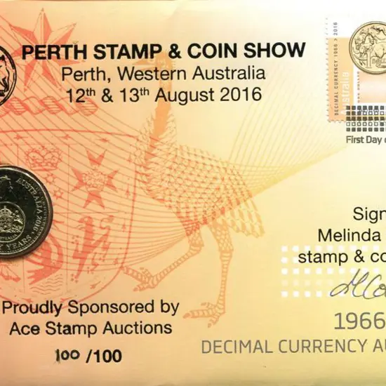 2016 (9th Feb) Decimal Currency Anniv with $1 ...