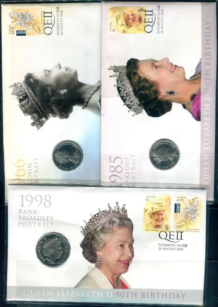 2016 (26th Aug) QEII 90th B'day set of 3 PNC's ... Image 1++