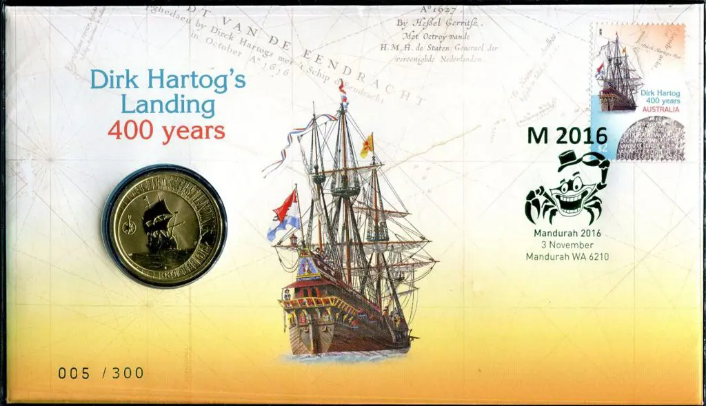 2016 (3rd Nov) Dirk Hartog PNC $2 commem & ... Image 1++