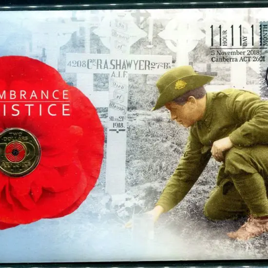2018 (5th Nov) Remembrance - Armistice with $1 ...