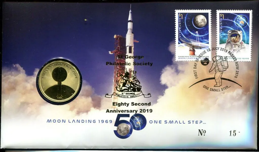 2019 (16th July) 50th Anniv Moon Landing with ... Image 1++