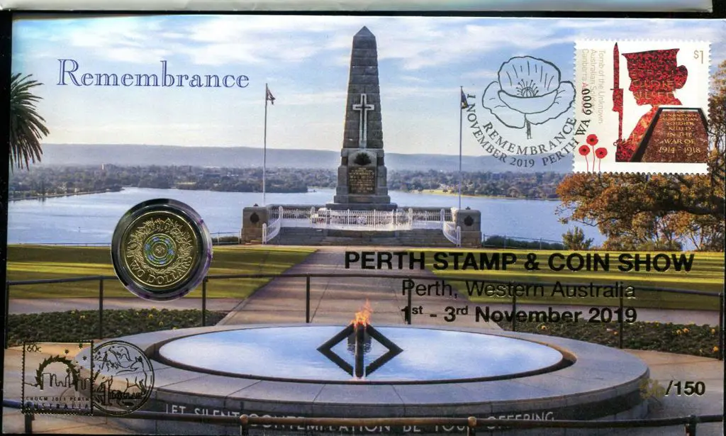 2019 (1st Nov) Remembrance with $2 RAM coloured & ... Image 1++