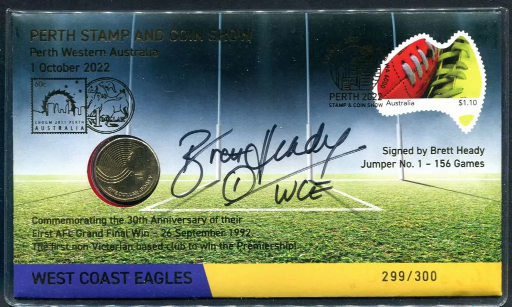 2022 (1st Oct) West Coast Eagles AFL 30th Anniv of ... Image 1++