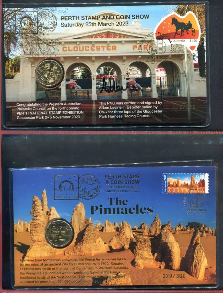 2023 (24th-26th Mar) Perth Stamp & Coin Show set ... Image 1++