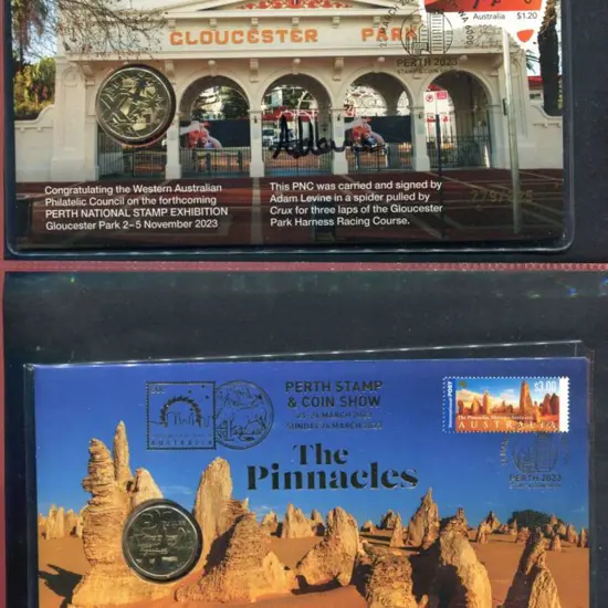 2023 (24th-26th Mar) Perth Stamp & Coin Show set ...