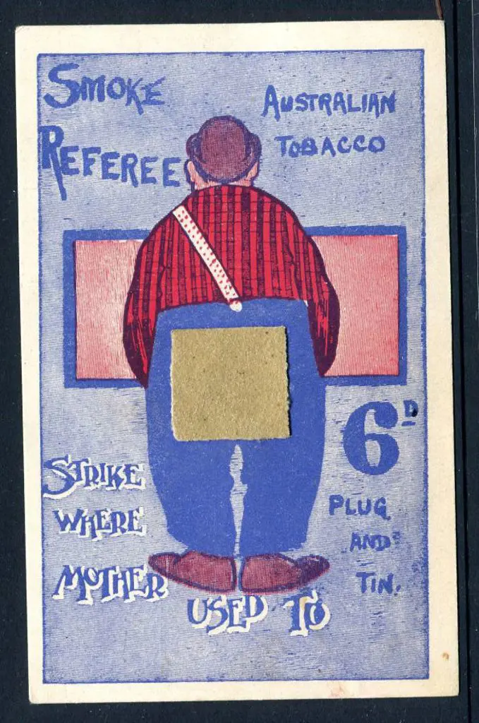 1920's "Smoke Referee Australian Tobacco" colour ... Image 1++