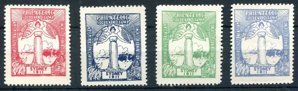 1911 "Philatelic Souvenir Stamp The First ... Image 1++