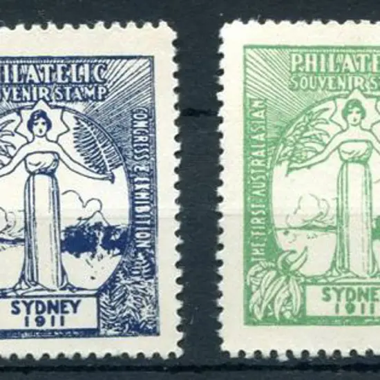 1911 "Philatelic Souvenir Stamp The First ...