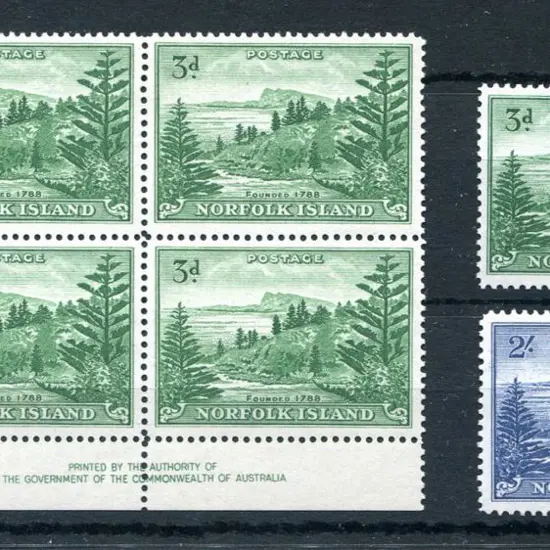 1947/59 3d green Ball Bay "By Authority" imprint ...