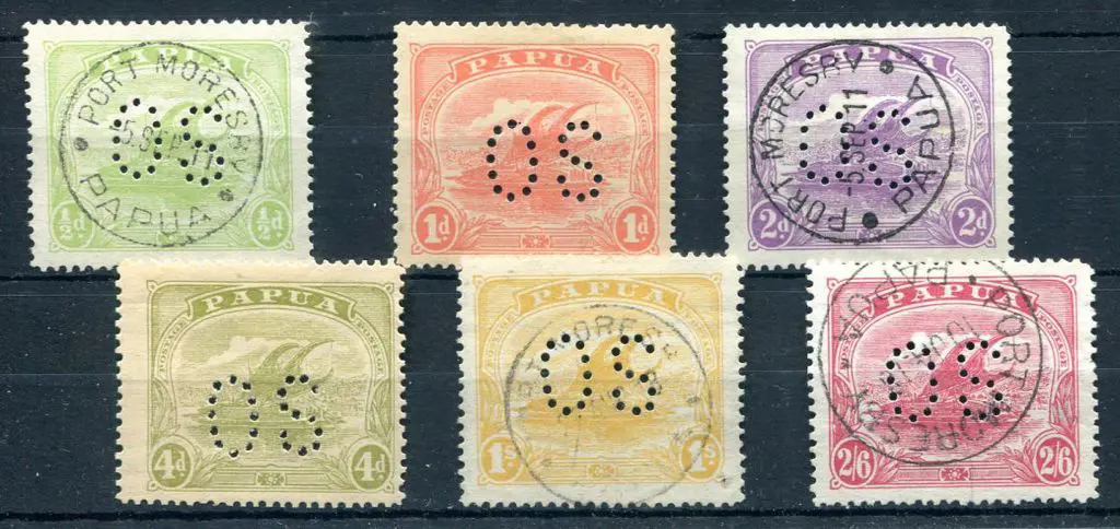 1911/12 ½d, 2d, 1/- & 2/6d Lakatoi Officials ... Image 1++