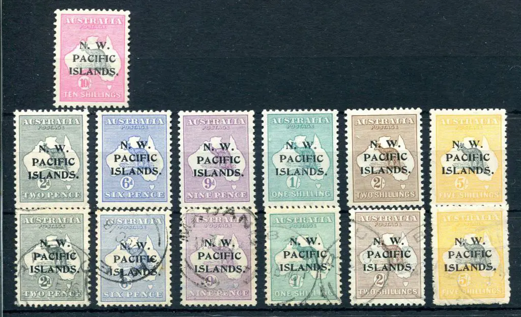 1915/16 10/- grey & pink MVLH (SG 84) plus 2d to ... Image 1++