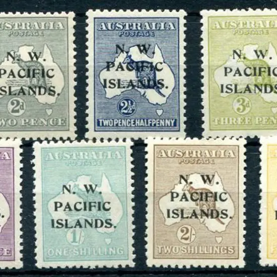 1918/22 selection of type II ovpts with "P" over ...