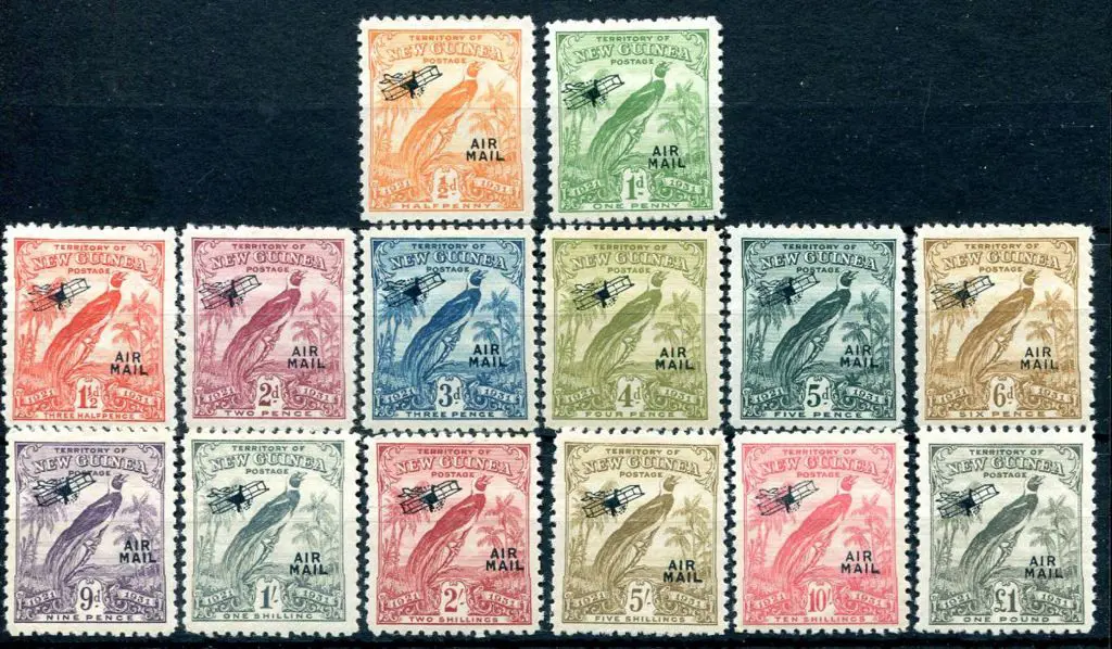 1931 ½d to £1 "Dated Airmails". Fine MLH. SG ... Image 1++