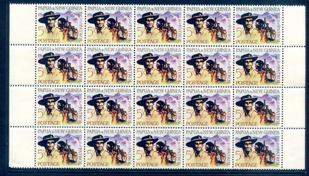 1962 5/- Patrol in left & right marginal block of ... Image 1++