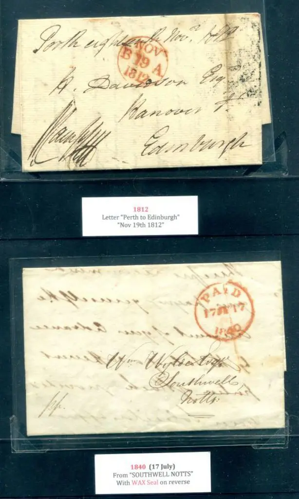 1812 (19th Nov) 1812 Perth (Scotland) to Edinburgh ... Image 1++