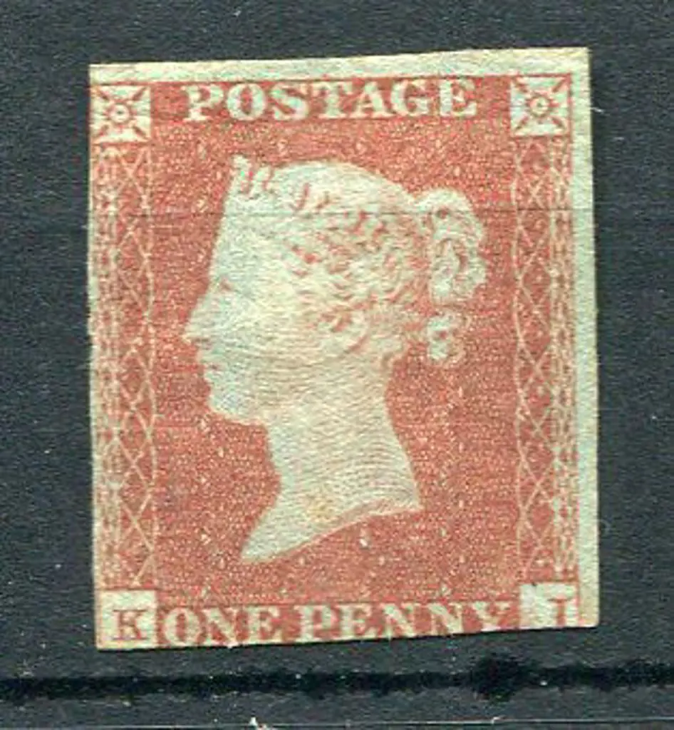 1841 1d red-brown with large margins top & right, ... Image 1++