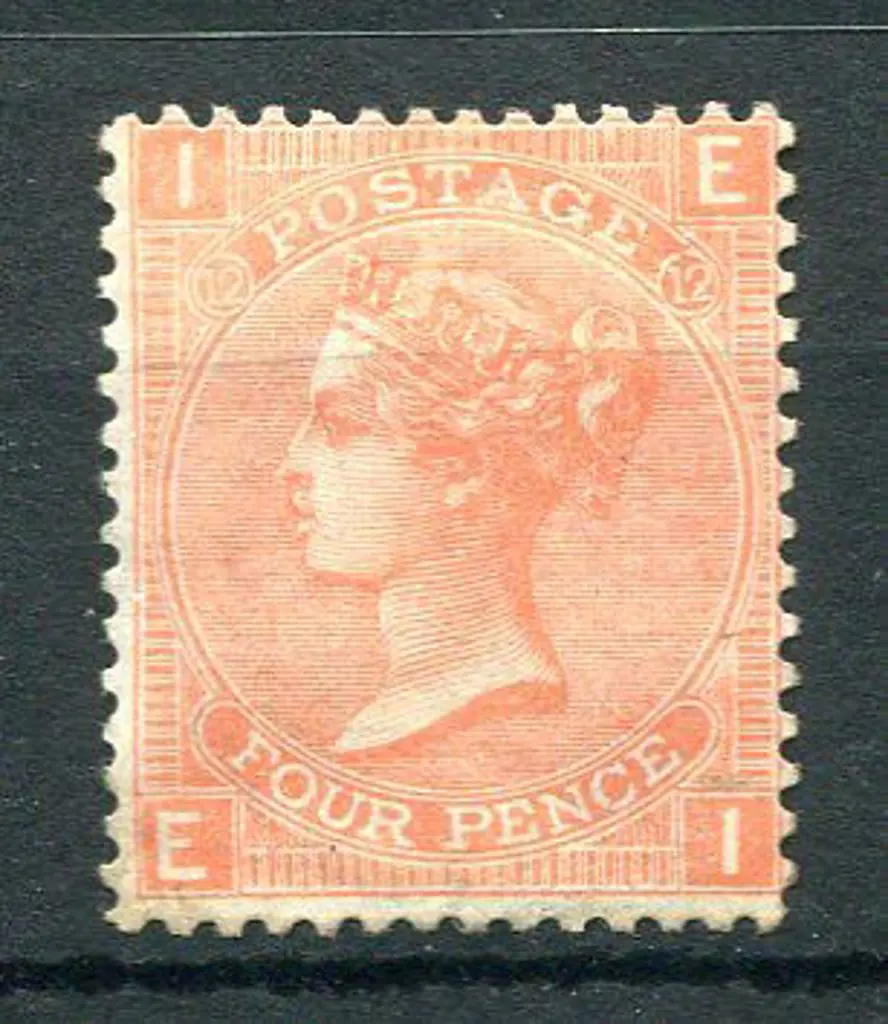 1865/67 4d dull vermilion. MLH with slightly ... Image 1++
