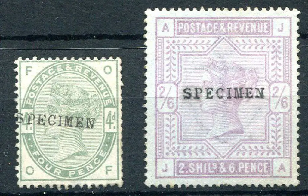 1883/84 2/6d lilac QV ovptd "SPECIMEN". MH (Cat. ... Image 1++