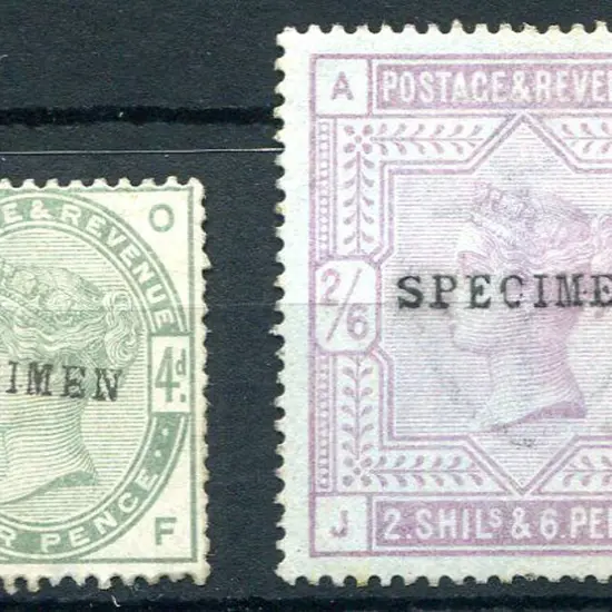 1883/84 2/6d lilac QV ovptd "SPECIMEN". MH (Cat. ...