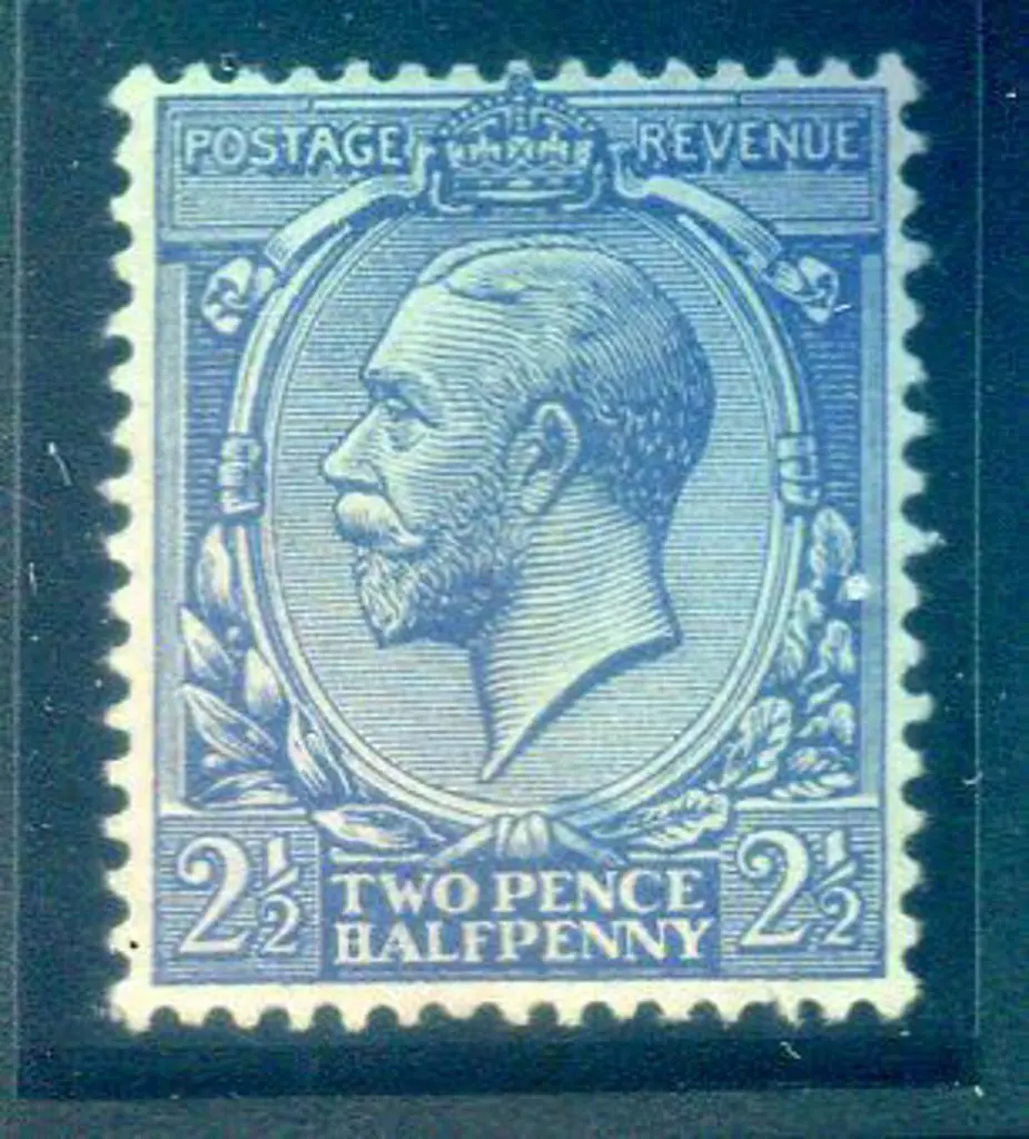 1920 2½d dull Prussian blue KGV. MVLH verging on ... Image 1++