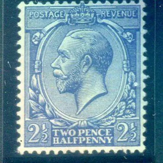 1920 2½d dull Prussian blue KGV. MVLH verging on ...