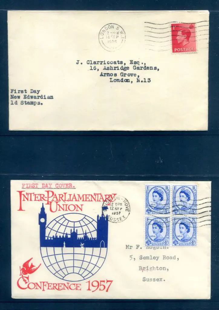 1936 (14 Sept) 1d KEVIII endorsed "First Day New ... Image 1++