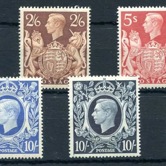 1939/48 KGVI High Values. MLH with 5/- & £1 MUH. ...