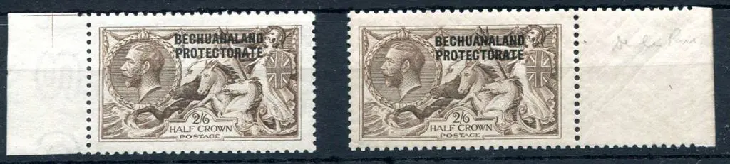 Bechuanaland 1913/24 "BECHUANALAND PROTECTORATE" ... Image 1++