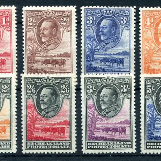 Bechuanaland 1932 KGV defins complete set of 12. ...