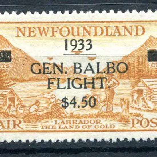 Canada - Newfoundland 1932 "$4.50" surcharged 75¢ ...