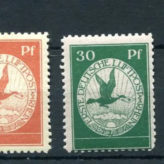 Germany 1912 Rhein an Main semi-official Airmails ...