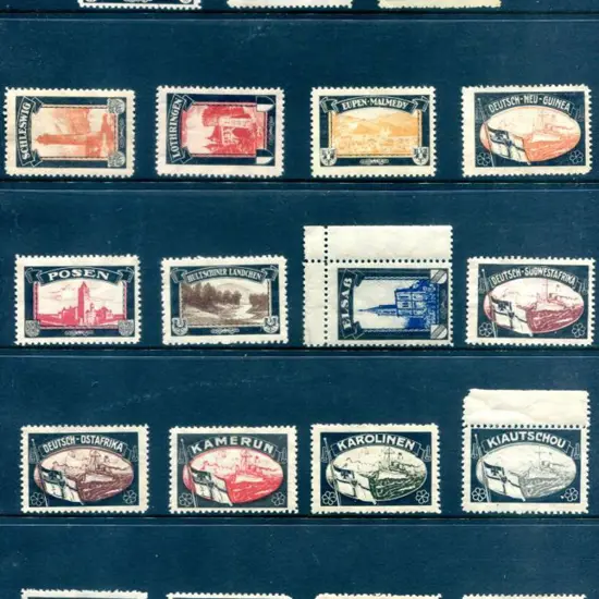 Germany 1919 "Lost Colonies & Territories" ...