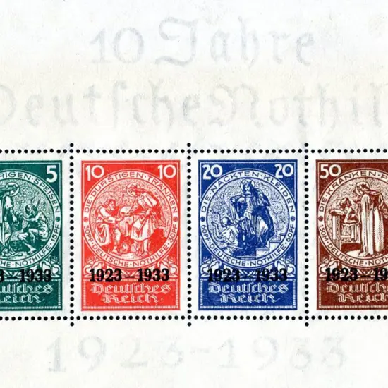 Germany 1933 10th Anniversary M/S. Fresh MLH with ...