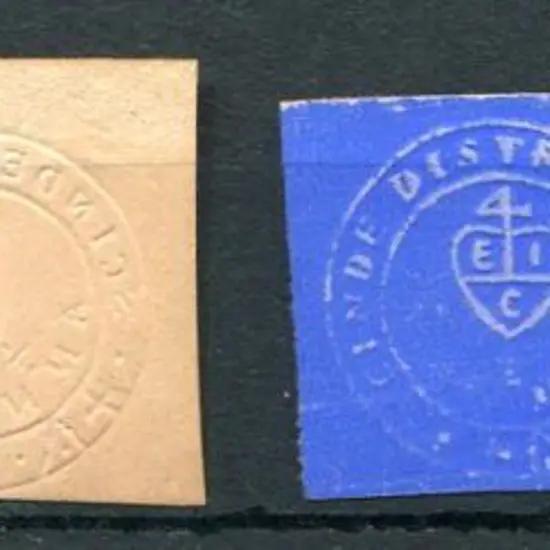 India 1852 Scinde Dawk forgeries set of 3 plus ...