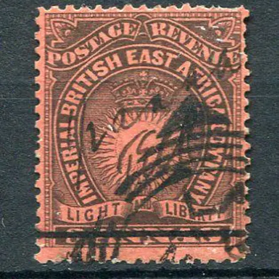 KUT 1891 Mombasa Provisional manuscript ½ anna on ...