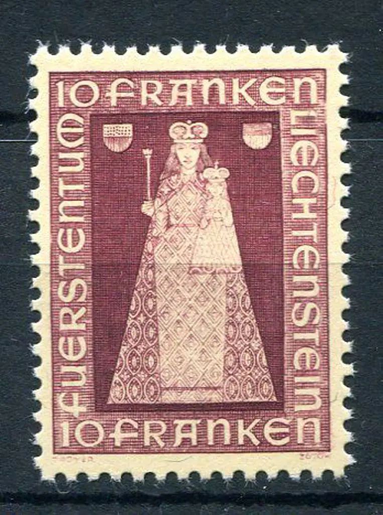 Liechtenstein 1941 10f Madonna & Child. Fine MUH. ... Image 1++