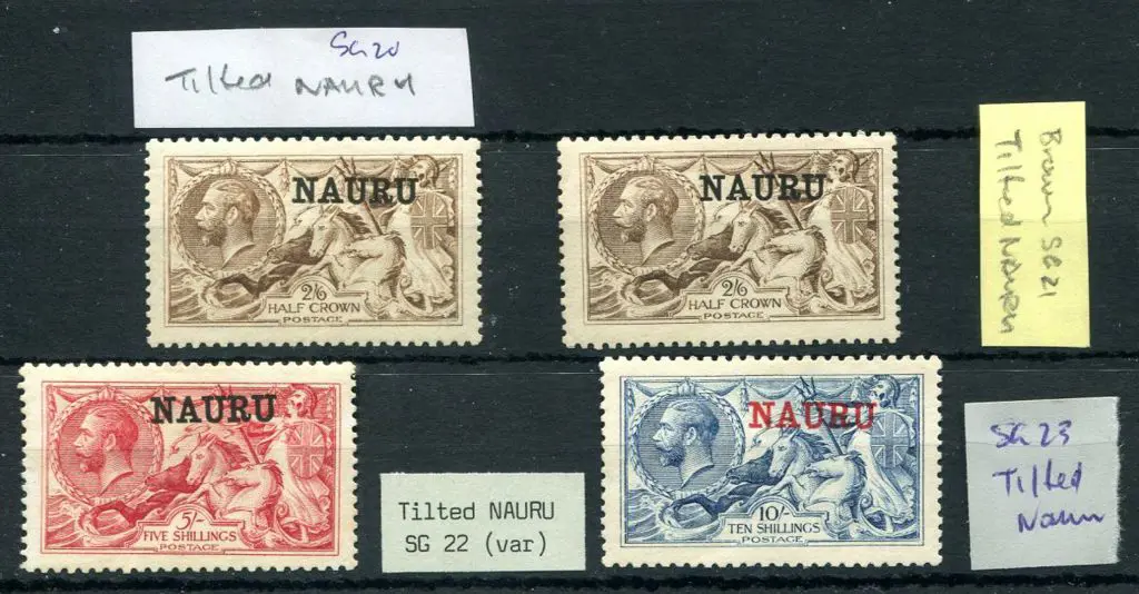 Nauru 1916/23 2/6d yellow-brown & brown shades, ... Image 1++