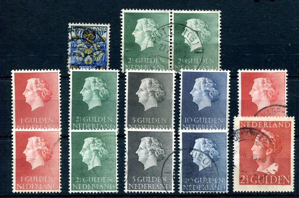 Netherlands 1953 1g to 10g Queen Juliana 1 MUH & ... Image 1++