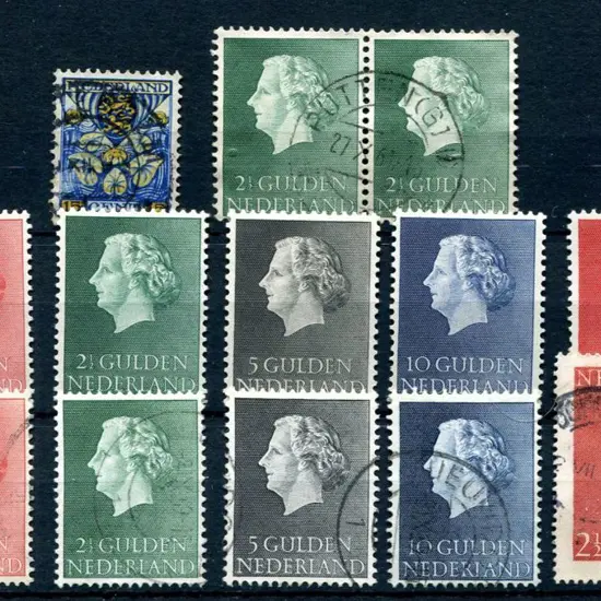 Netherlands 1953 1g to 10g Queen Juliana 1 MUH & ...