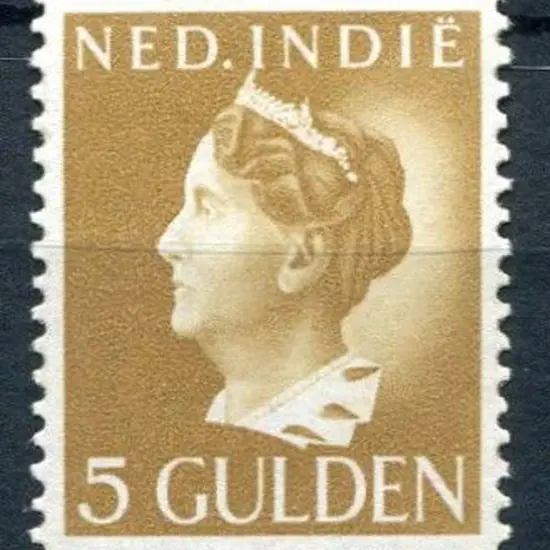 Netherlands Indies 1941 5g yellow-brown, no wmk. ...