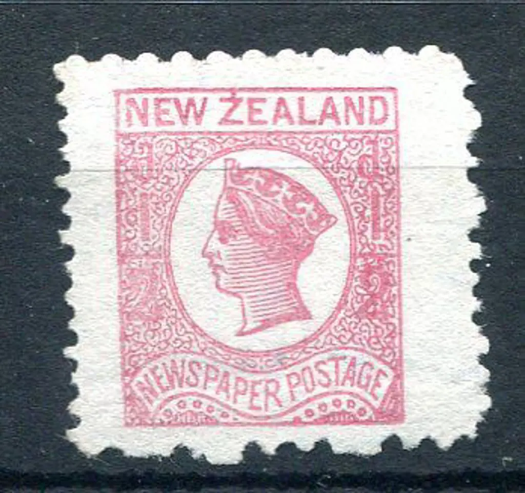 New Zealand 1882 ½d Newspaper stamp perf. 10x12½ ... Image 1++