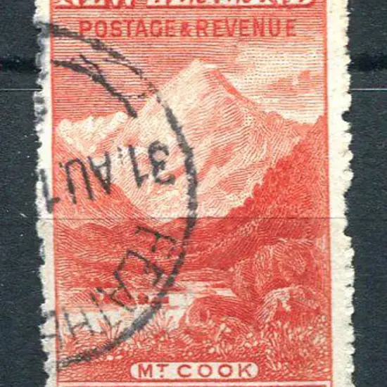 New Zealand 1902/07 5/- deep red, perf.14, wmk ...