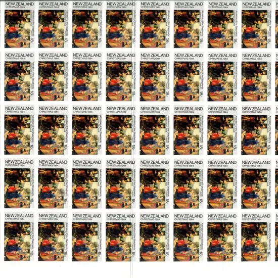 New Zealand 1984 18c Christmas complete ...