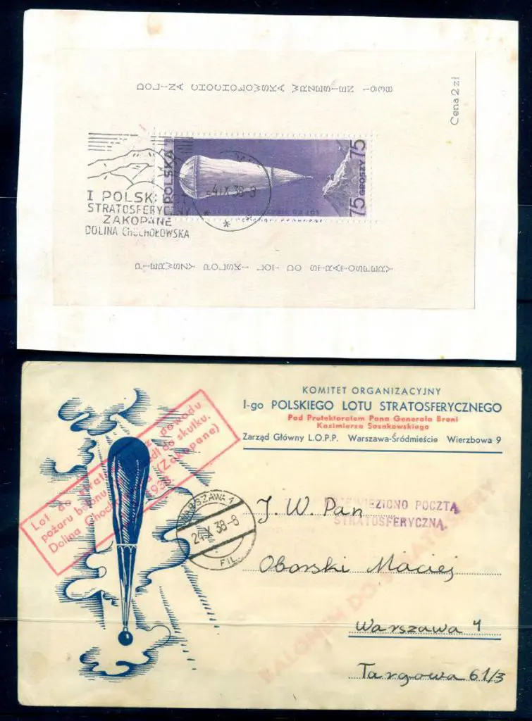 Poland 1938 (4th Sept) Proposed First Polish ... Image 1++