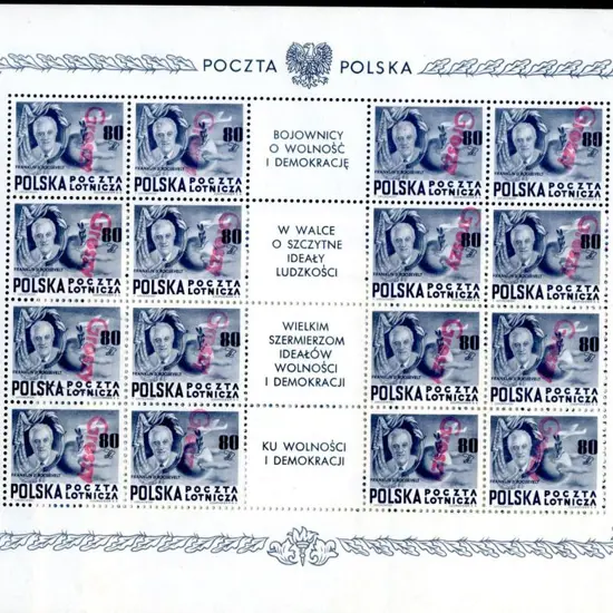 Poland 1950 Currency Revaluation with "Groszy" ...