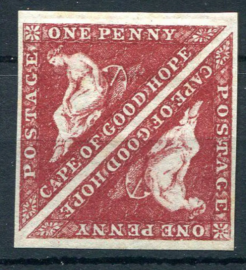 South Africa - Cape of Good Hope 1864 1d deep ... Image 1++