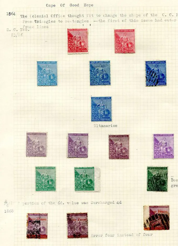South Africa - Cape of Good Hope 1864/77 "Outer ... Image 1++