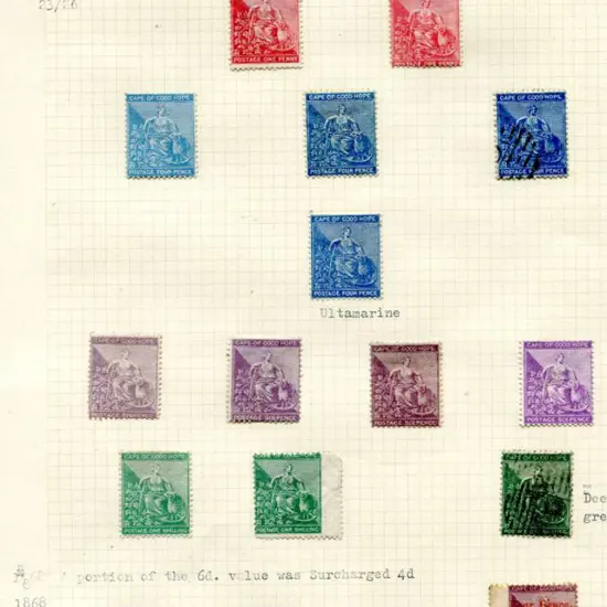 South Africa - Cape of Good Hope 1864/77 "Outer ...